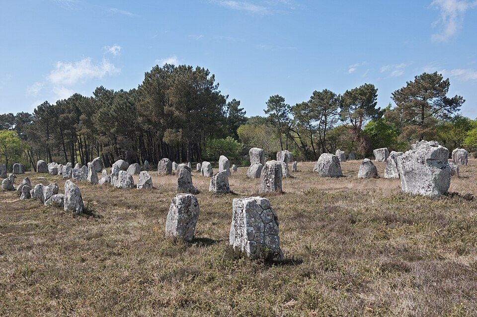 Les rangées de menhirs des Alignements de Carnac