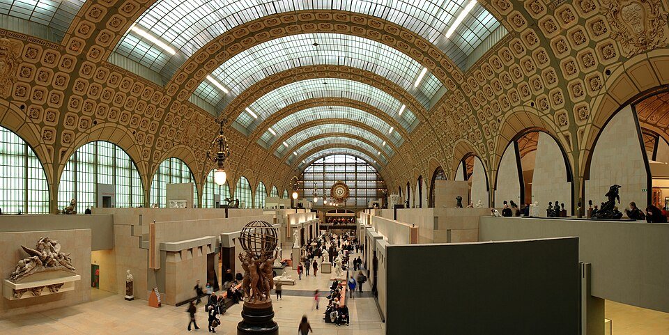 La grande nef sous verrière du Musée d'Orsay