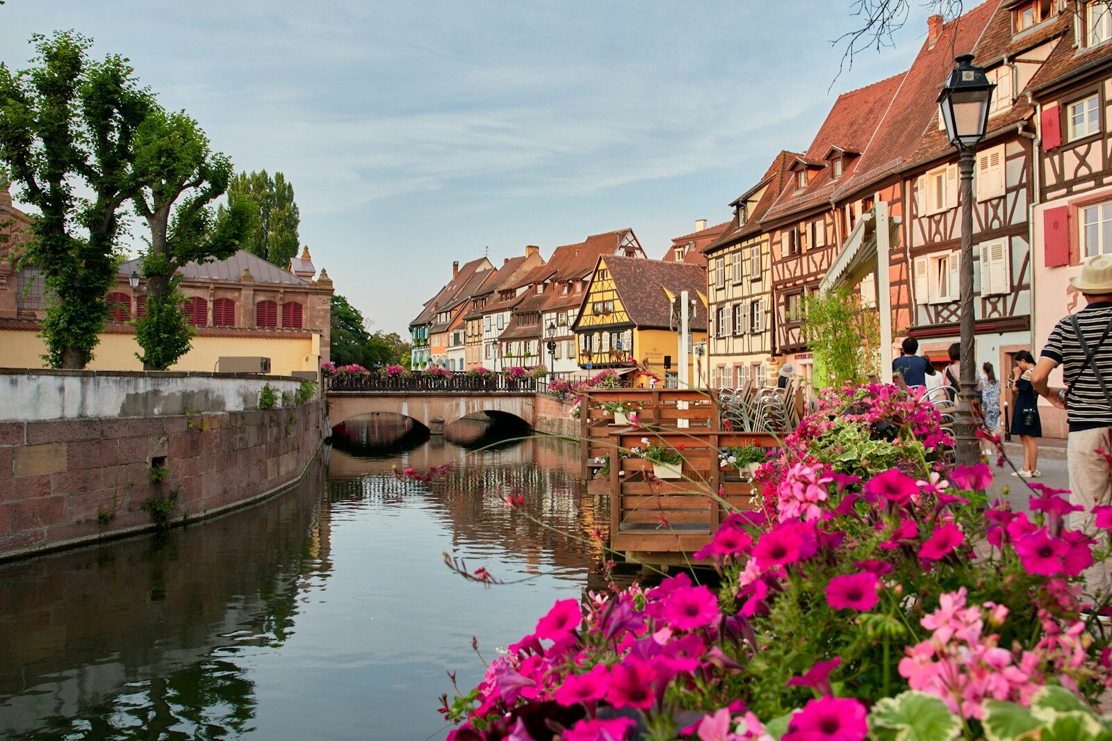 gourmet stop at a farm inn in Alsace